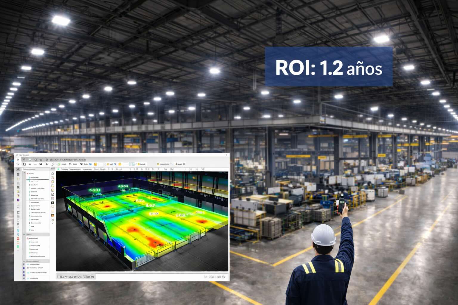 Proyecto de iluminación industrial BA Energía