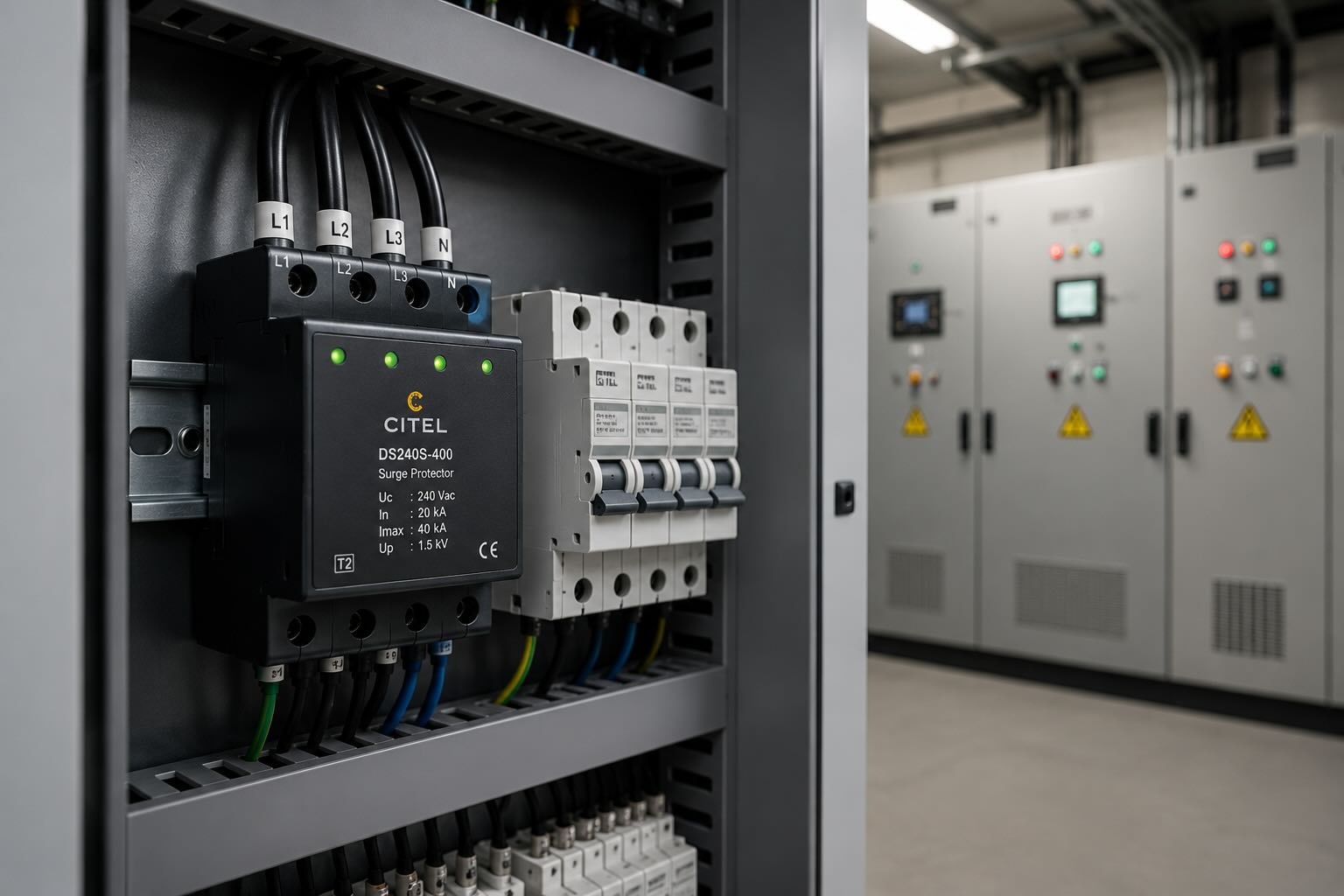 Picos de voltaje en instalación eléctrica